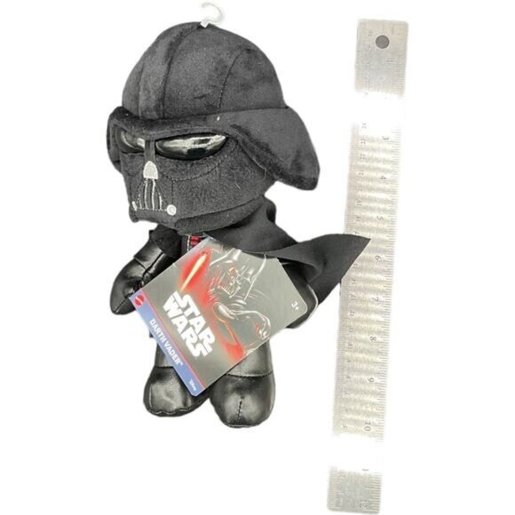 Star Wars Darth Vader Plush Stuffed Toy 9" NWT Soft Collectible 3+ Officially Li - Picture 2 of 4